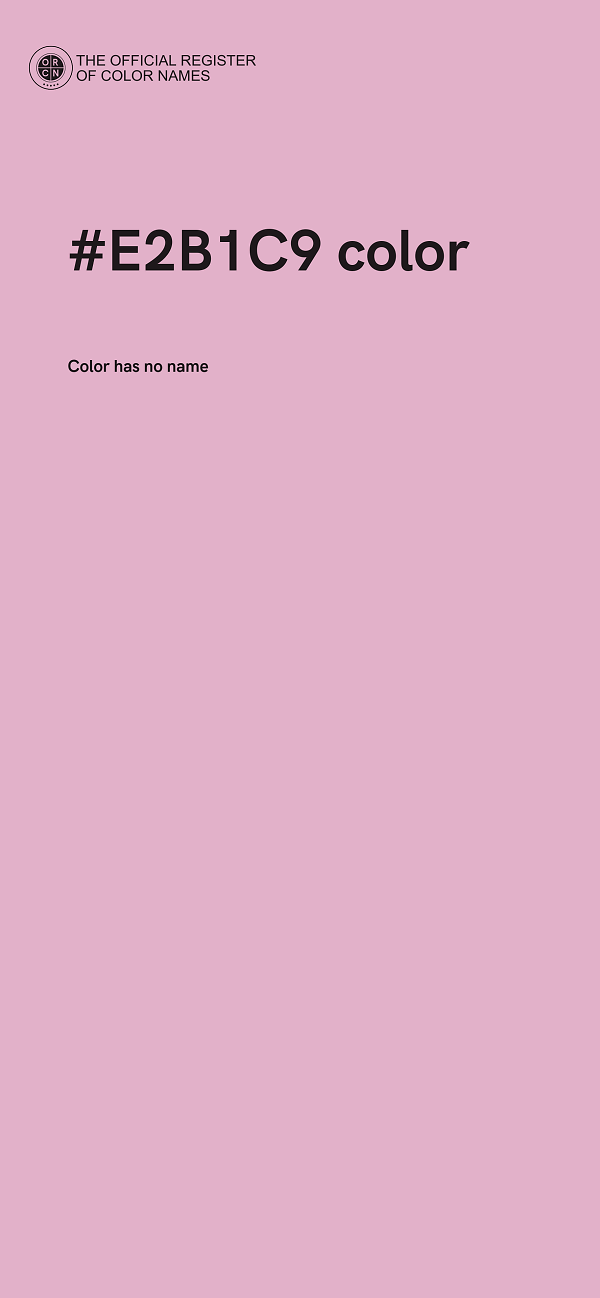 #E2B1C9 color image