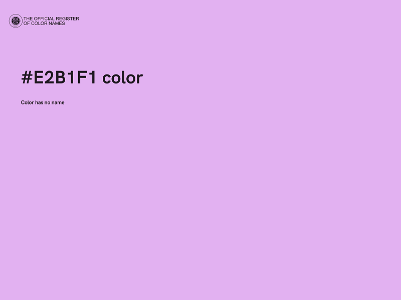 #E2B1F1 color image