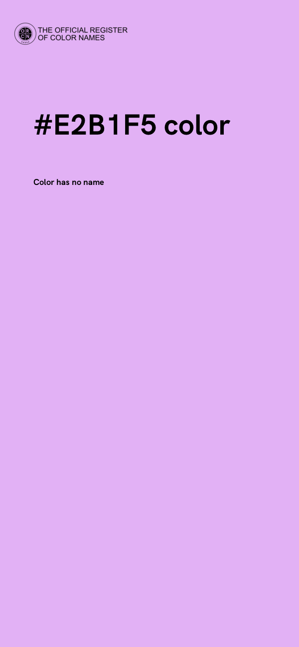 #E2B1F5 color image