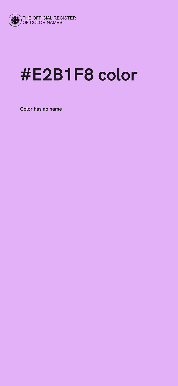 #E2B1F8 color image