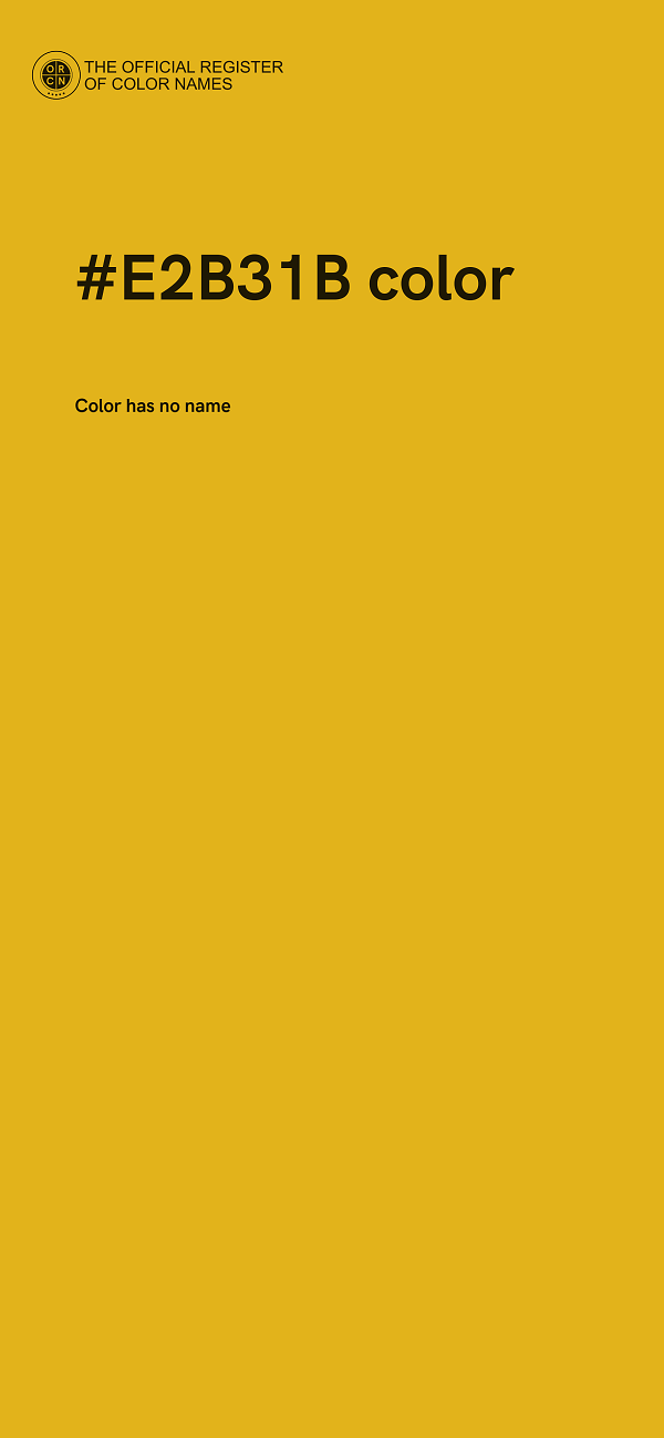 #E2B31B color image
