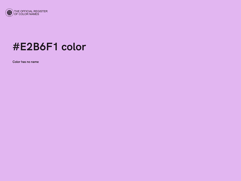 #E2B6F1 color image