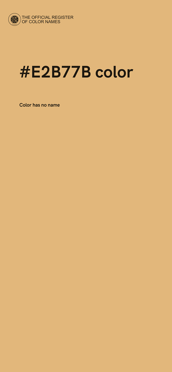 #E2B77B color image