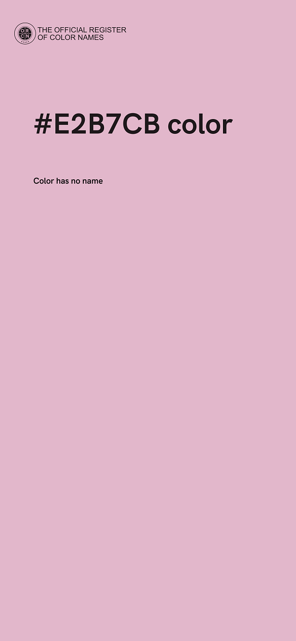 #E2B7CB color image