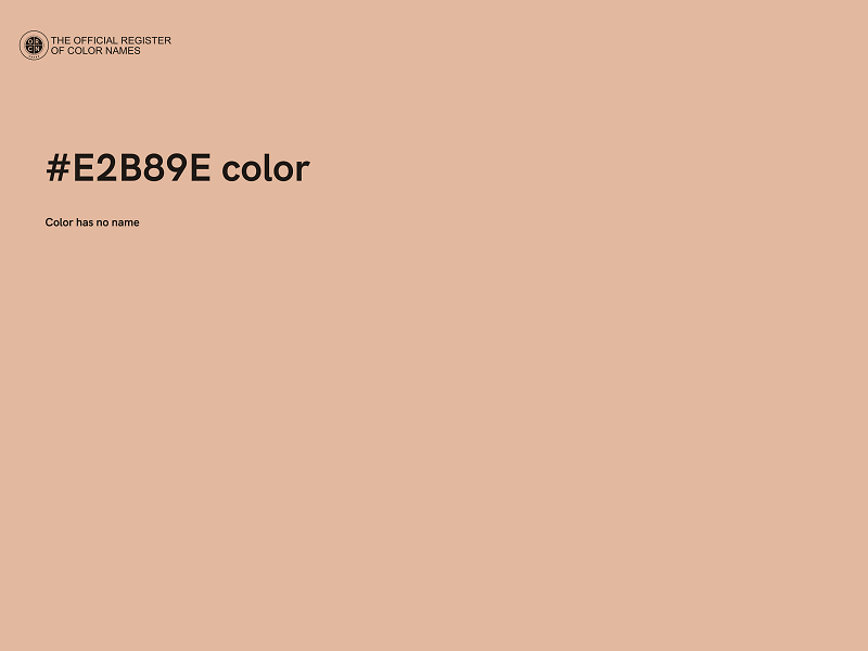 #E2B89E color image