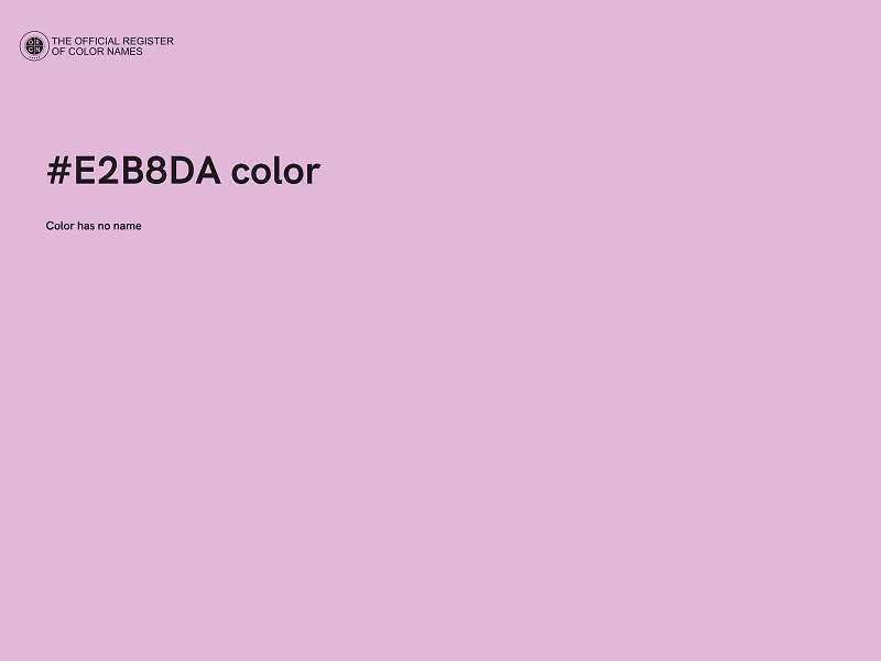 #E2B8DA color image