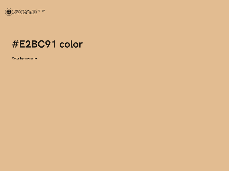 #E2BC91 color image