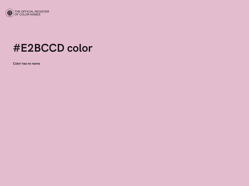 #E2BCCD color image