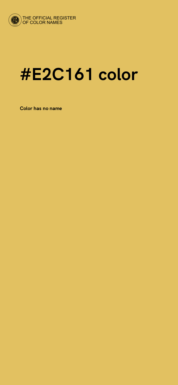 #E2C161 color image