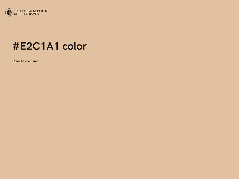 #E2C1A1 color image