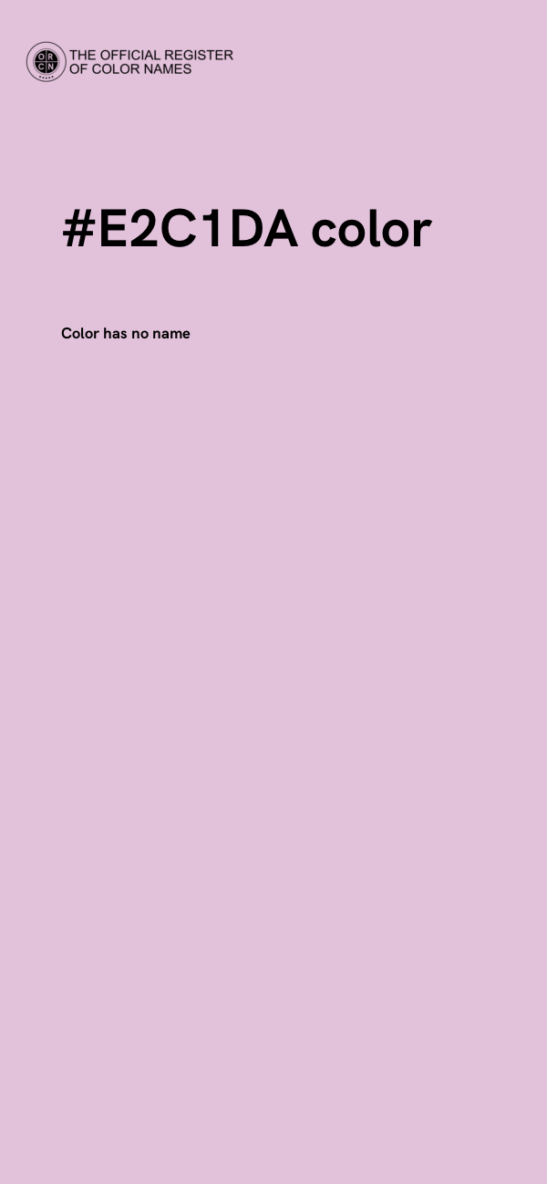 #E2C1DA color image
