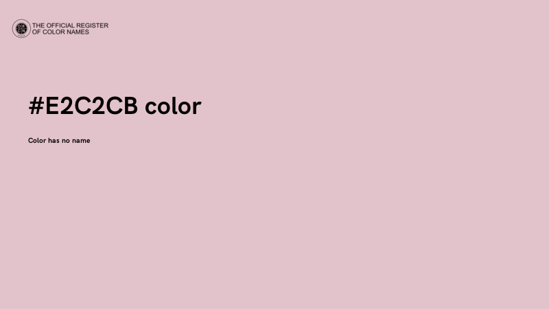 #E2C2CB color image