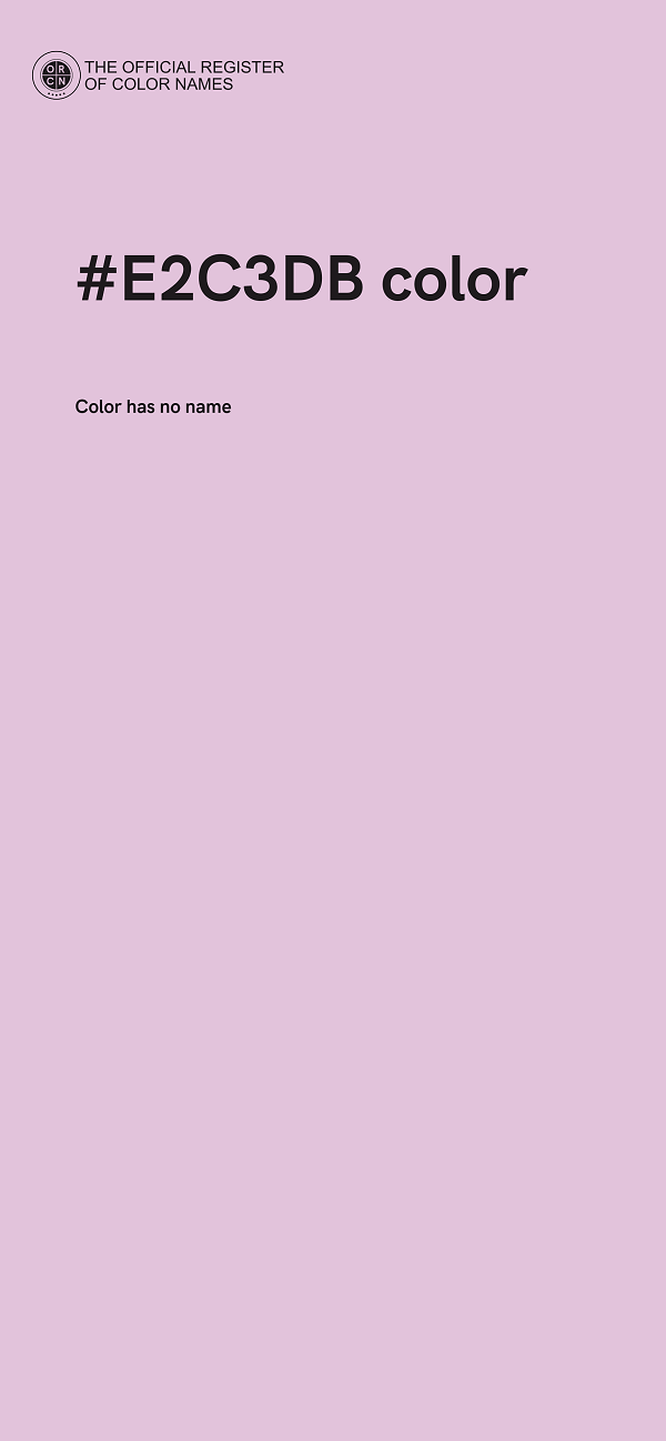 #E2C3DB color image