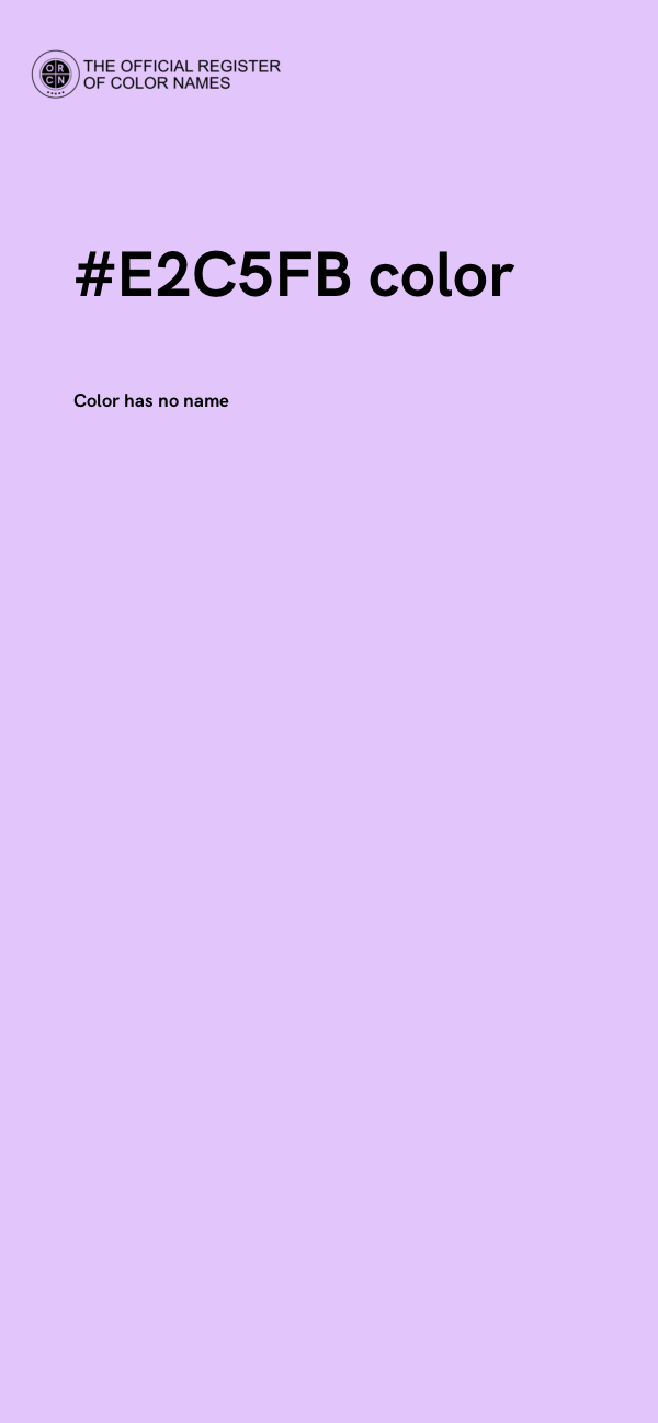 #E2C5FB color image