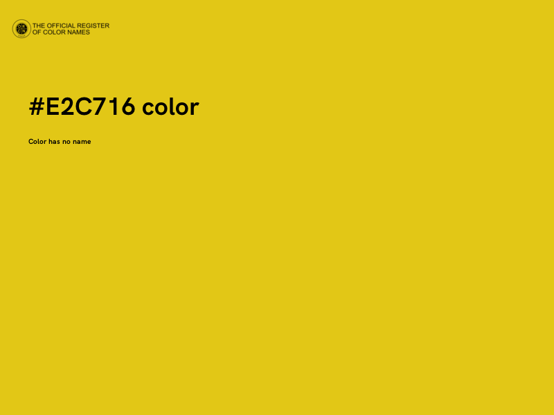 #E2C716 color image