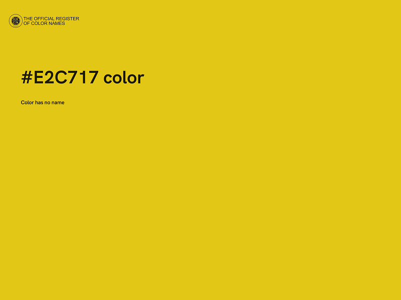 #E2C717 color image