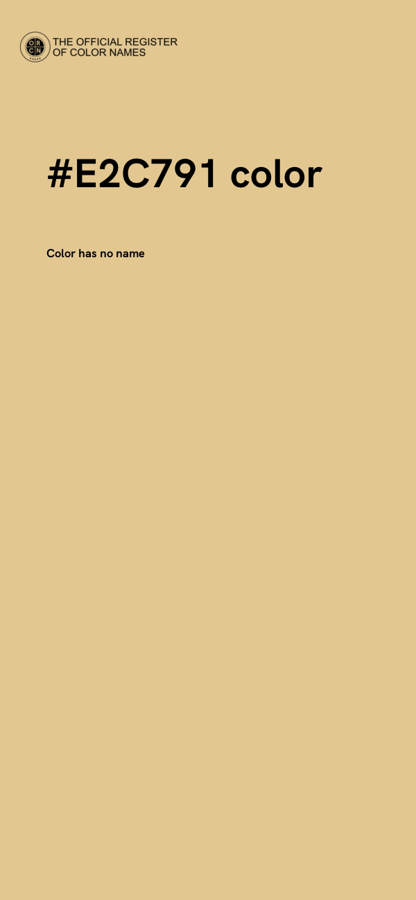 #E2C791 color image