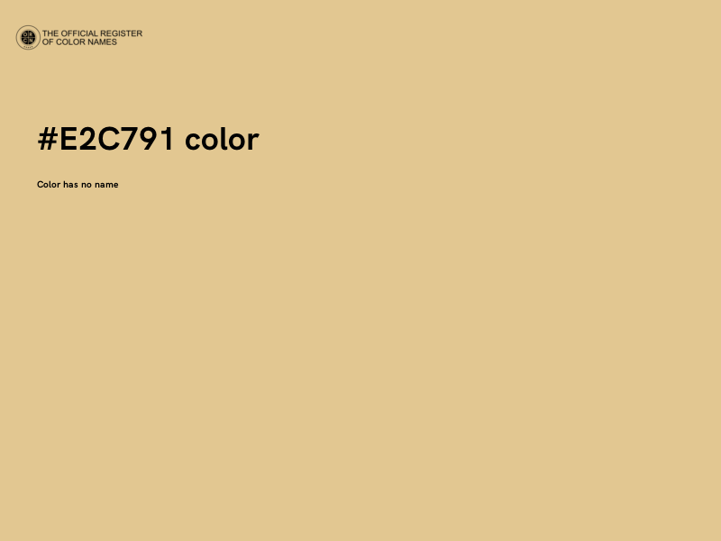 #E2C791 color image