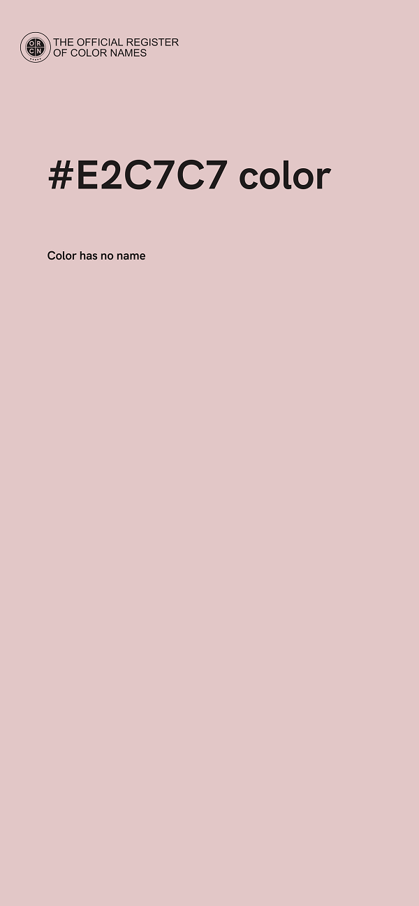 #E2C7C7 color image