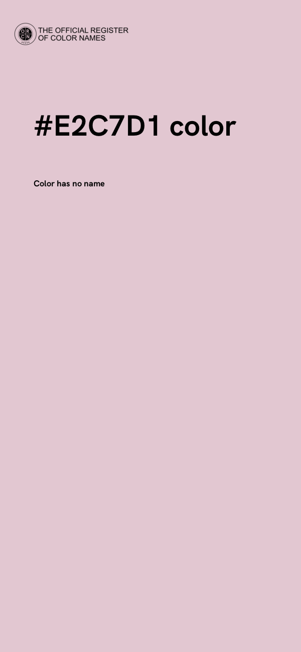 #E2C7D1 color image