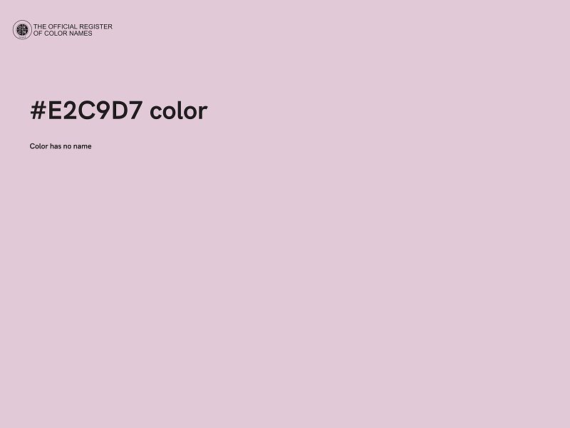 #E2C9D7 color image