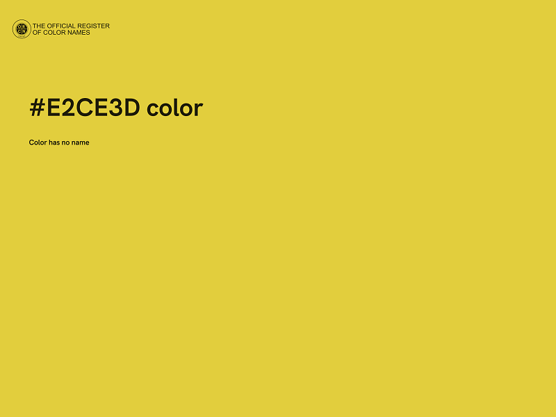 #E2CE3D color image