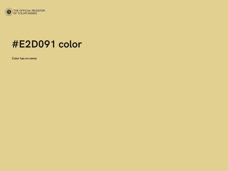 #E2D091 color image
