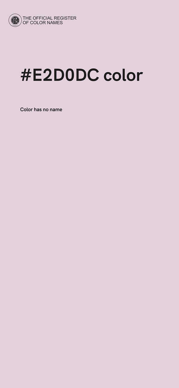 #E2D0DC color image