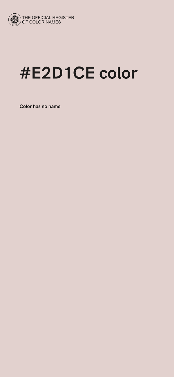 #E2D1CE color image