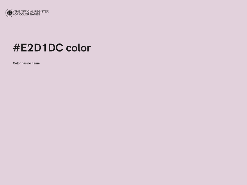 #E2D1DC color image