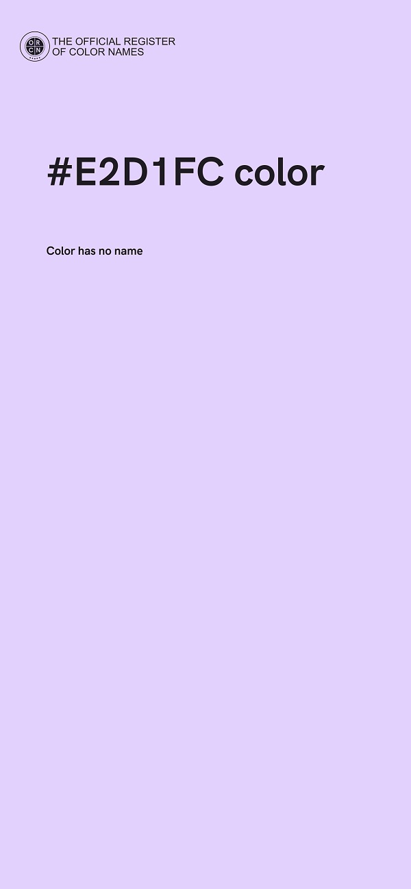 #E2D1FC color image