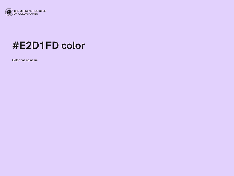 #E2D1FD color image