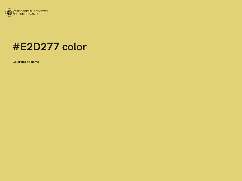 #E2D277 color image