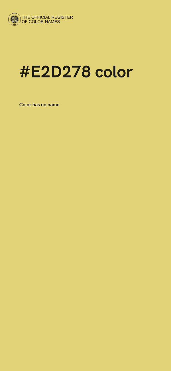 #E2D278 color image