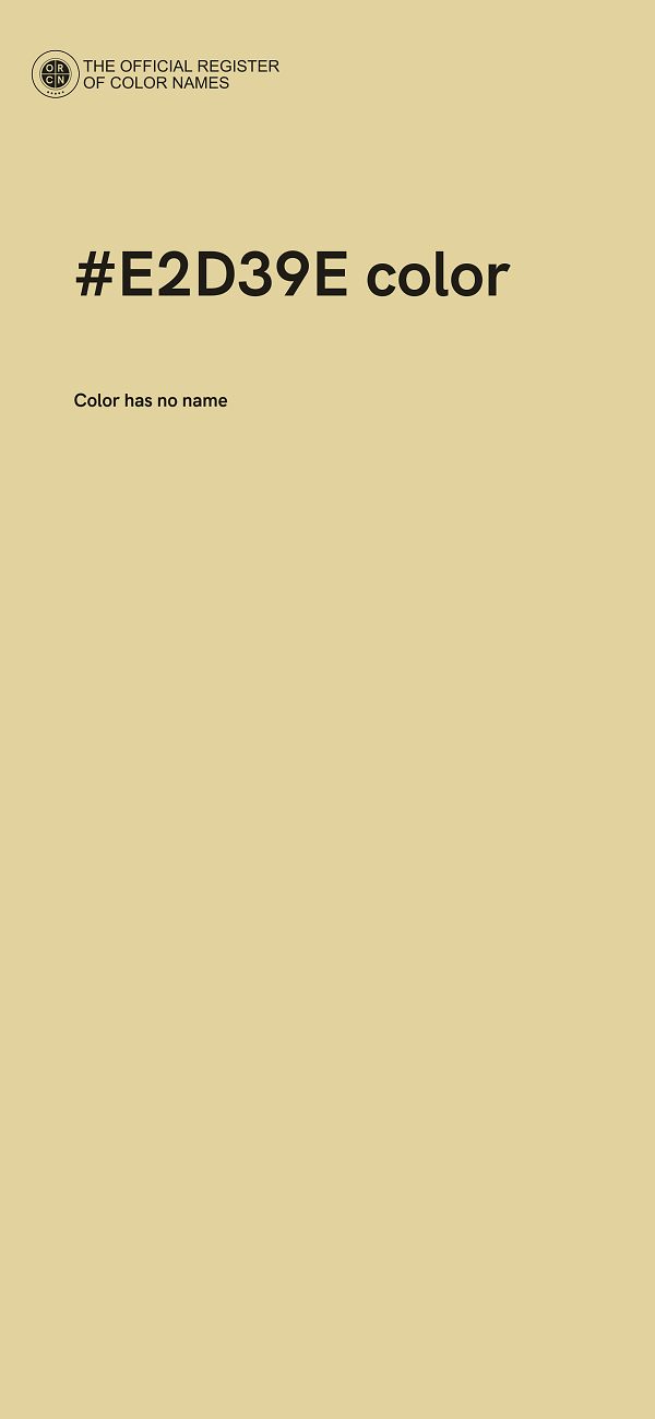 #E2D39E color image