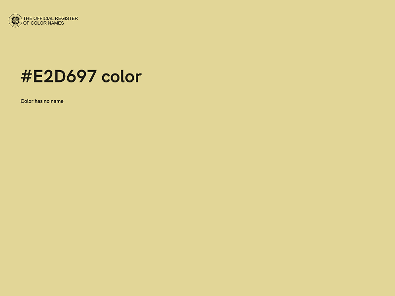 #E2D697 color image