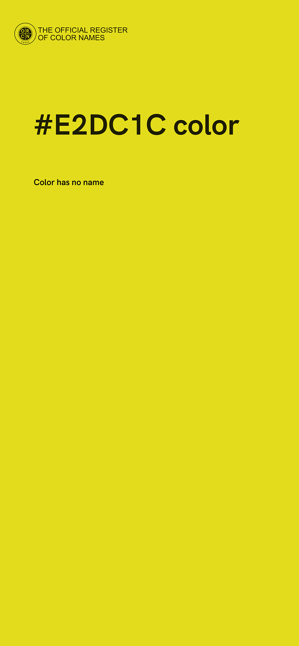 #E2DC1C color image