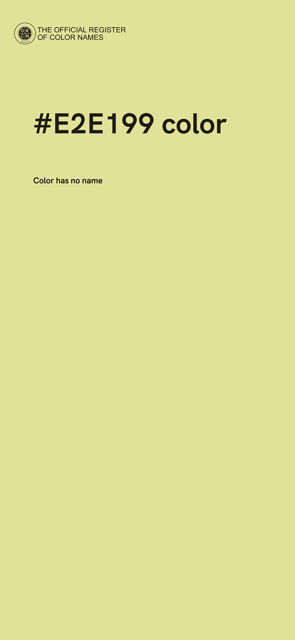 #E2E199 color image