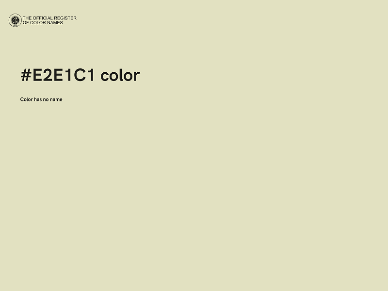#E2E1C1 color image
