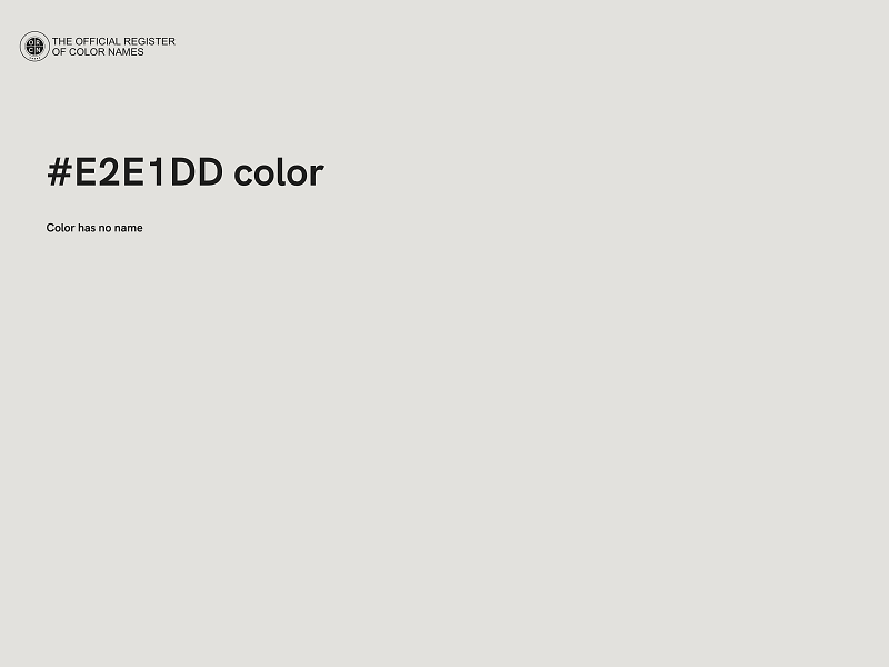 #E2E1DD color image