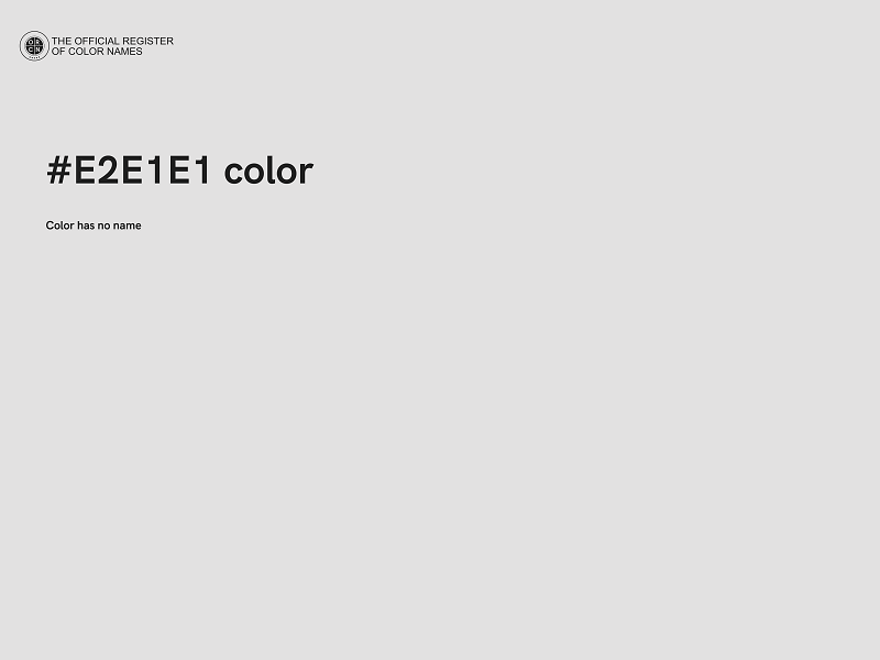 #E2E1E1 color image