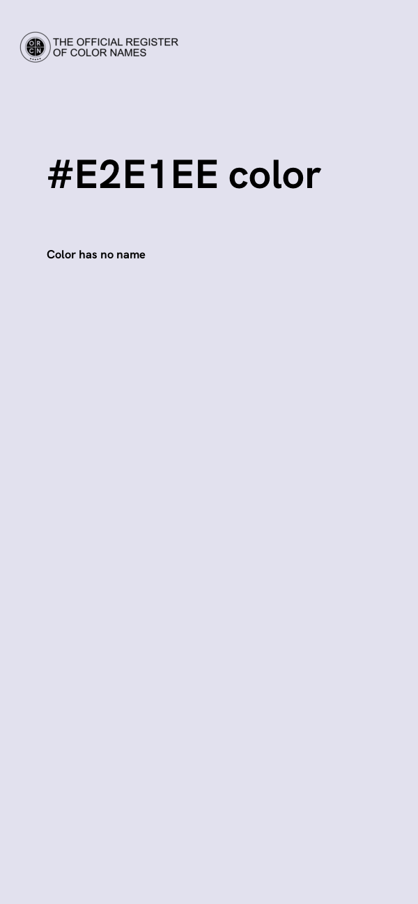 #E2E1EE color image