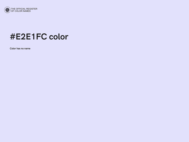 #E2E1FC color image