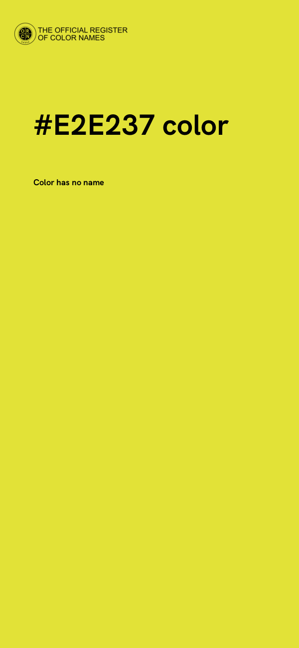 #E2E237 color image