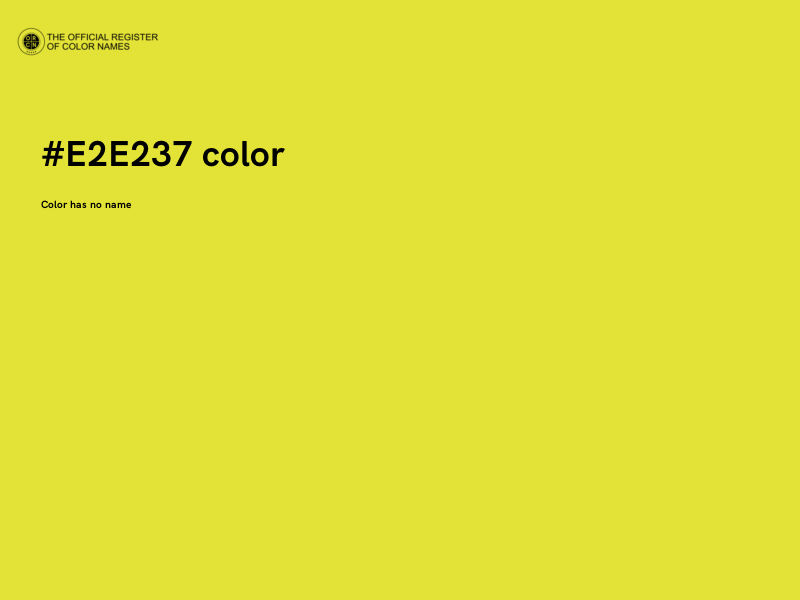 #E2E237 color image