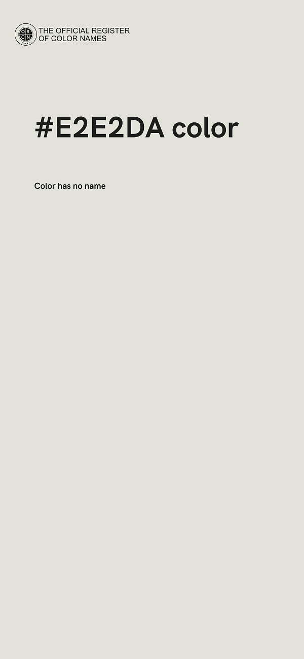 #E2E2DA color image