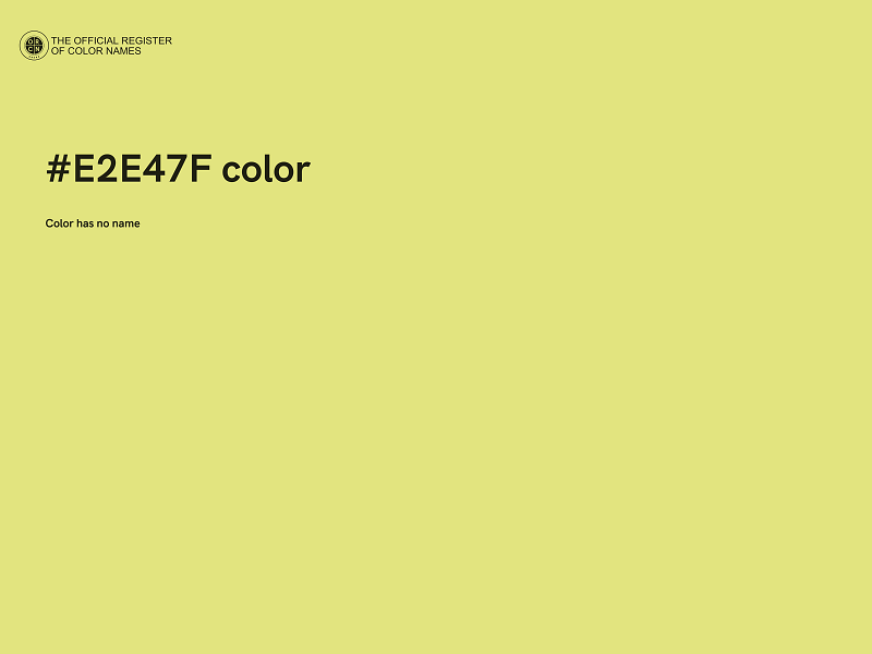 #E2E47F color image