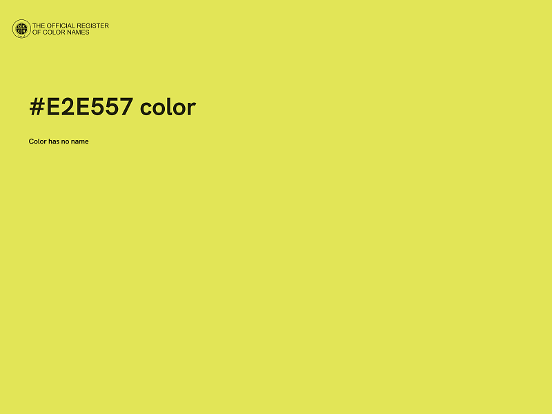 #E2E557 color image