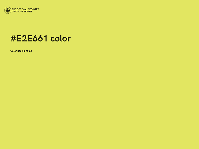 #E2E661 color image