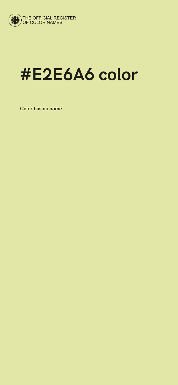 #E2E6A6 color image
